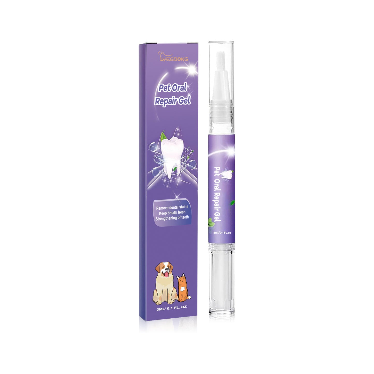 Pet Oral Repair Gel - New Tooth Brush
