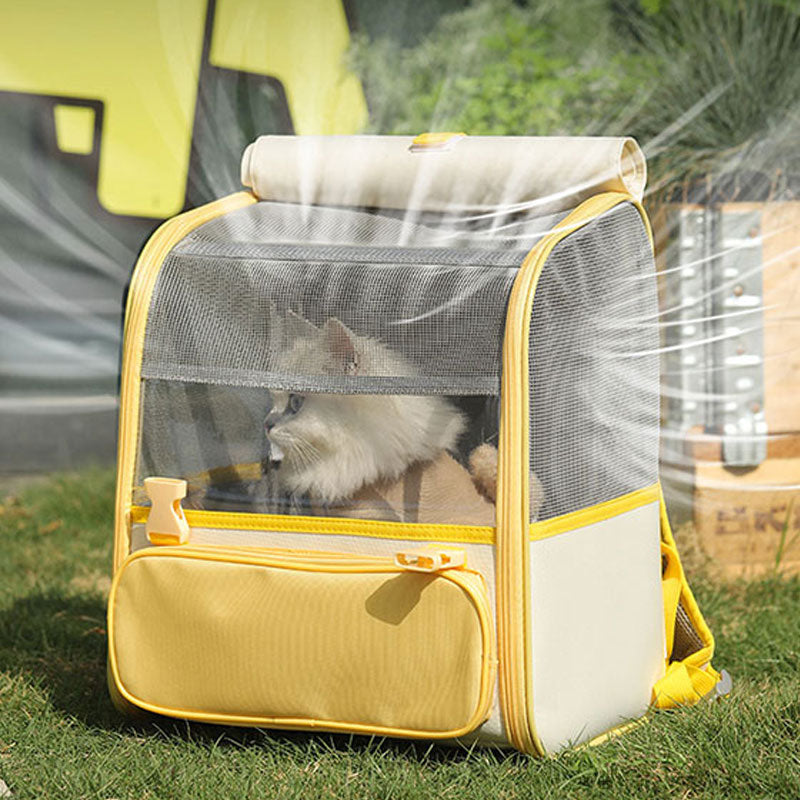 Compact and Breathable Cat Backpack Carrier - Lightweight Travel Bag