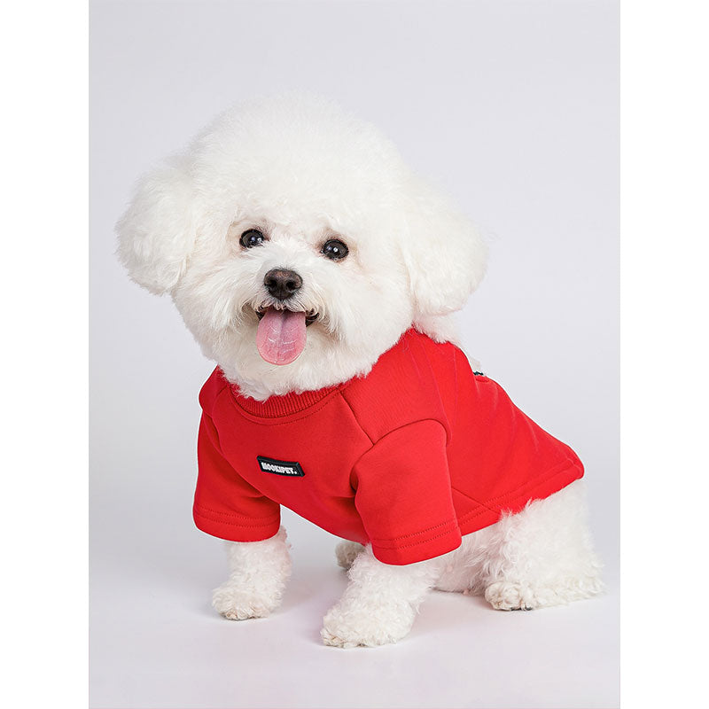Dog Hoodie Small Dog Red Cloth New Year