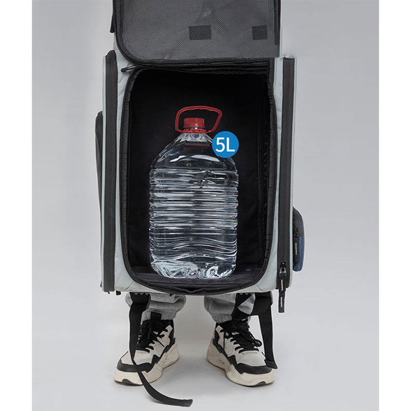 Expandable Cat Backpack Carrier with Breathable Mesh and Spacious Design