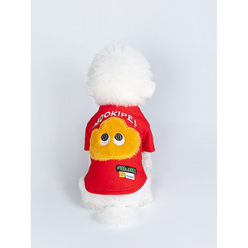 Dog Hoodie Small Dog Red Cloth Keep Warm