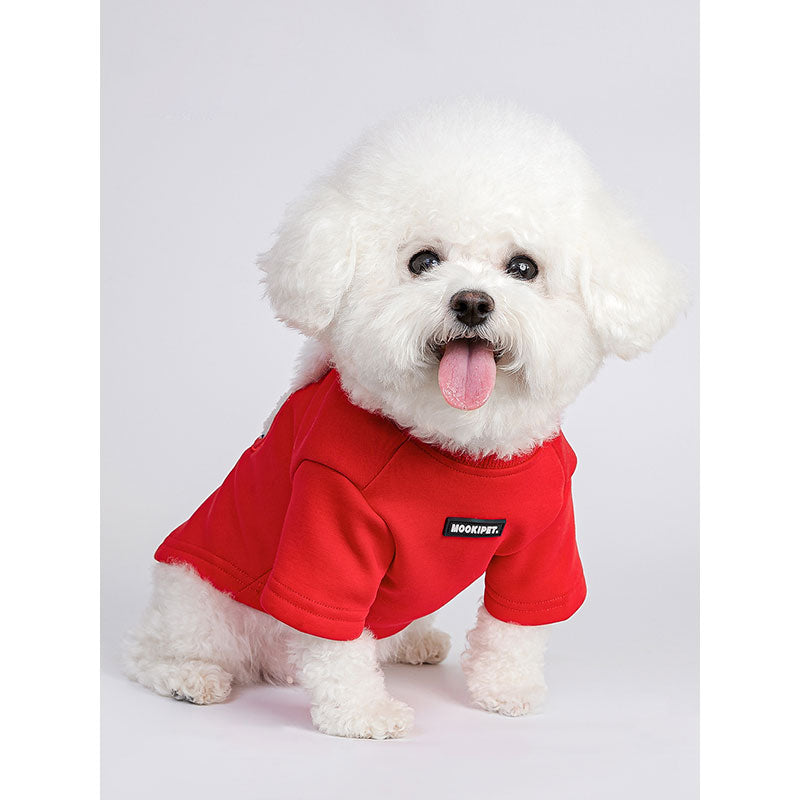 Dog Hoodie Small Dog Red Cloth New Year