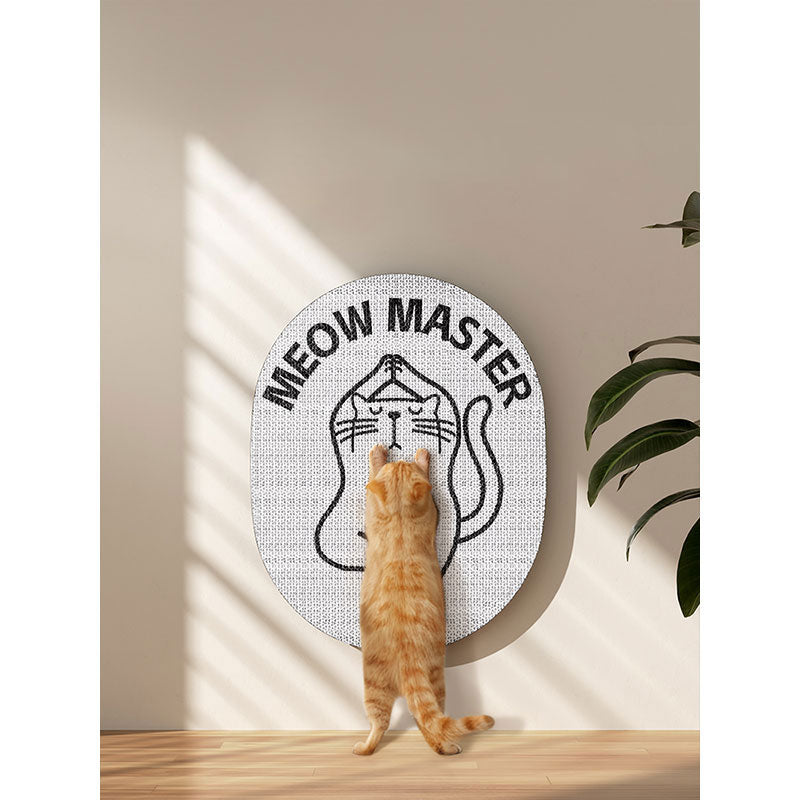 Meow Master Cat Scratcher Mounted On The Wall