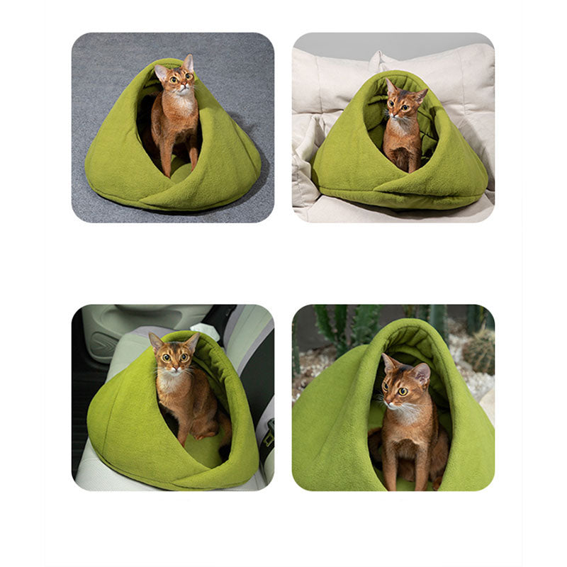 Cat Bedding Semi-enclosed Cat House