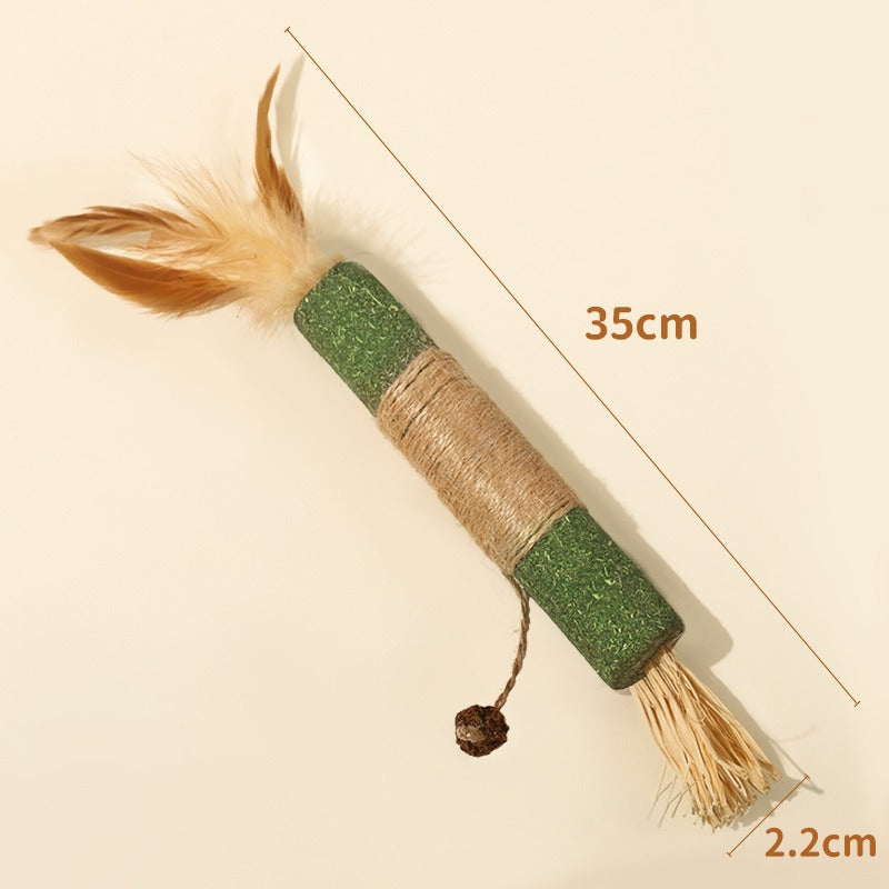 Wooden Polygonum Stick Cat Tooth Cleaning