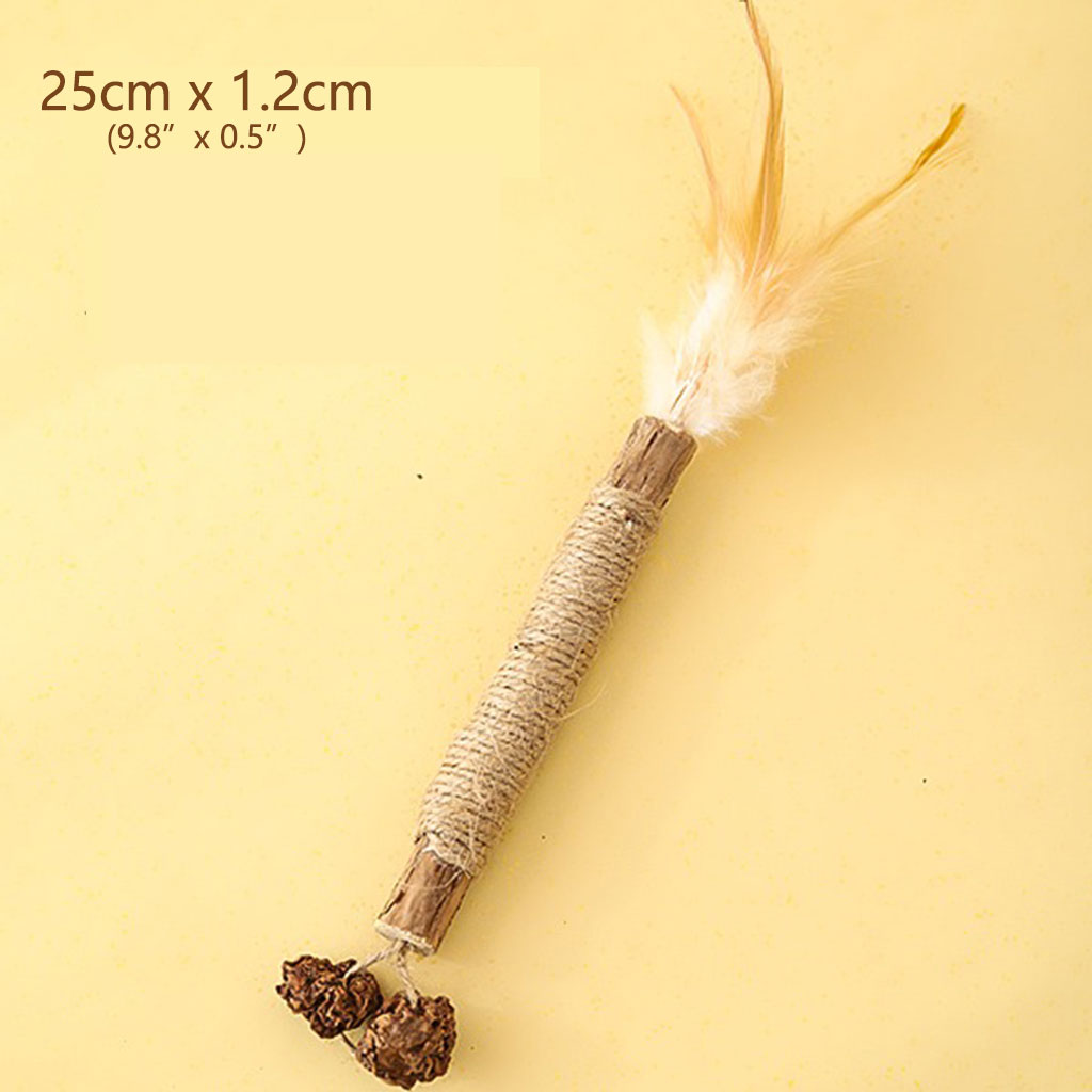 Wooden Polygonum Stick Cat Tooth Cleaning