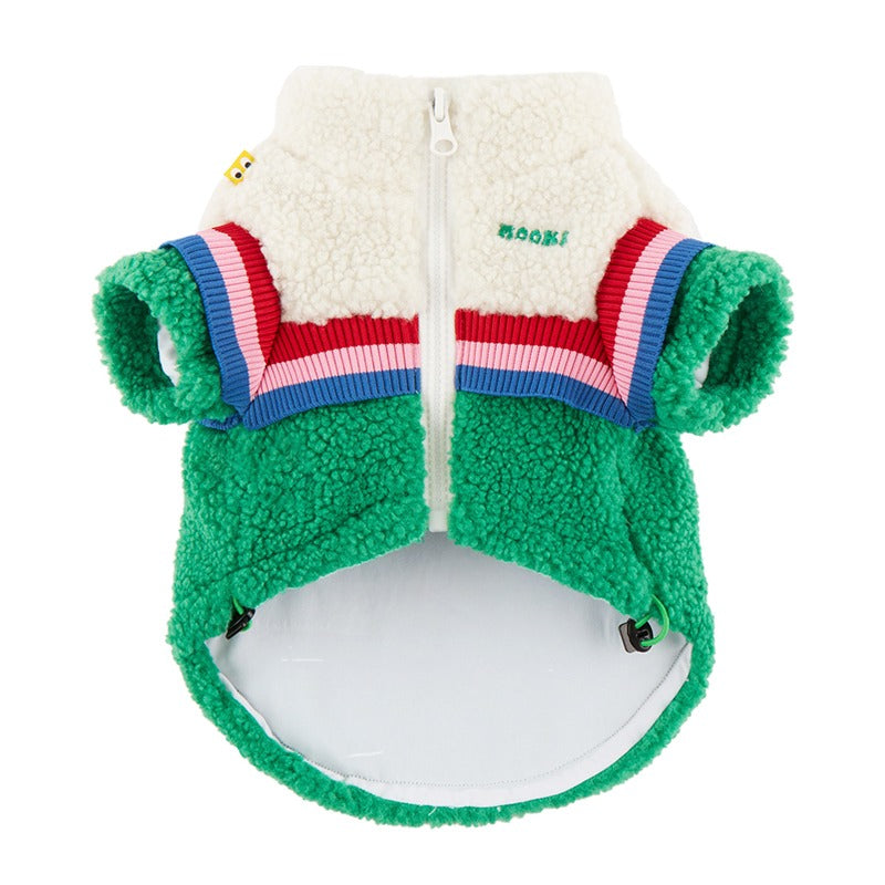 Dog Cat Winter Jacket Green