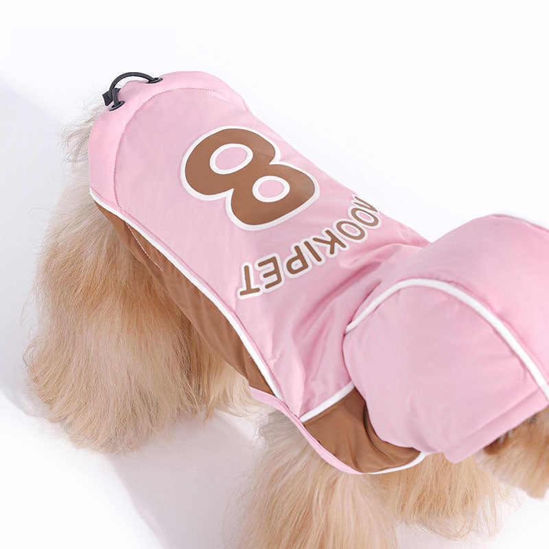 Dog Jacket Hooded Cotton Vest