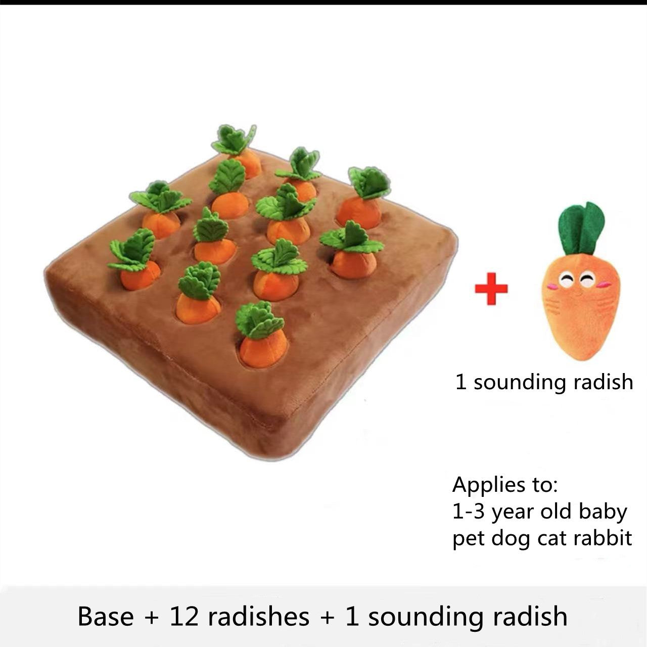 Pet Dog Toys Carrot Plush