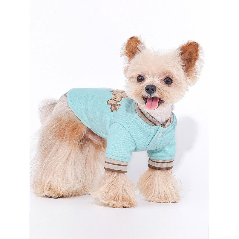 Dog Hoodie Dog Cloth Small Dog Blue Cloth