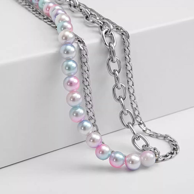 Pet Necklace with Pearls