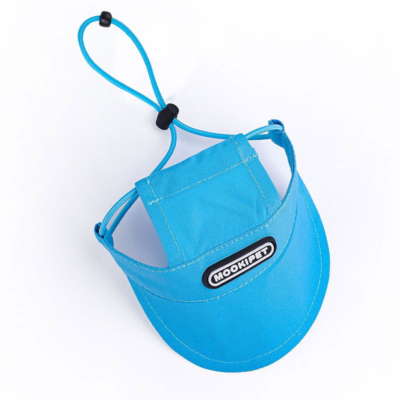 Sky blue pet hat