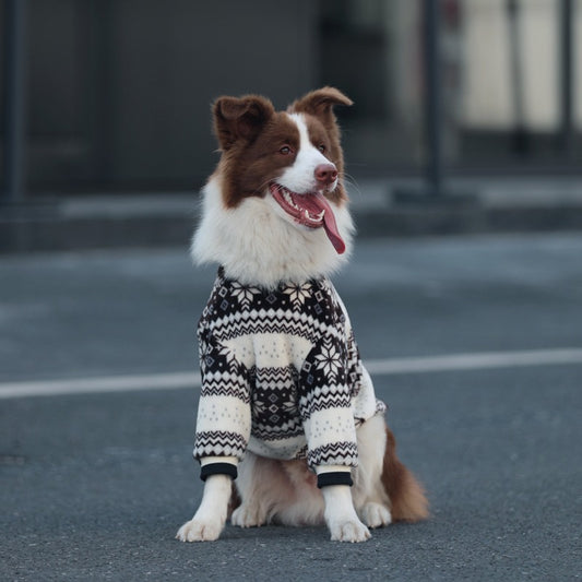 Dog Christmas Sweater Large Dogs Cloth