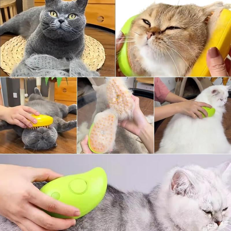 ☀️Hot Sale 60% OFF | 3 In 1 Pet Brush Cat Brushes