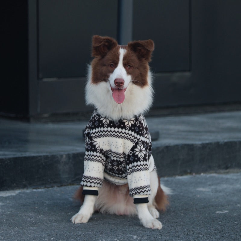 Dog Christmas Sweater Large Dogs Cloth