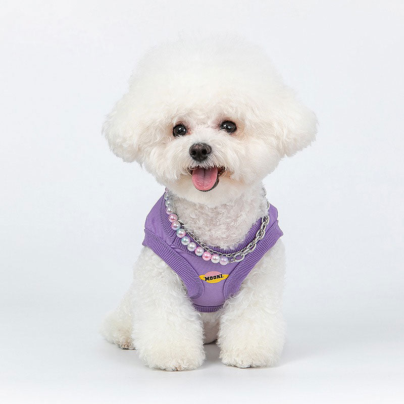 Pet Necklace with Pearls