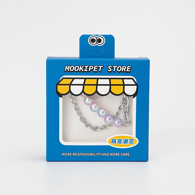 Pet Necklace with Pearls
