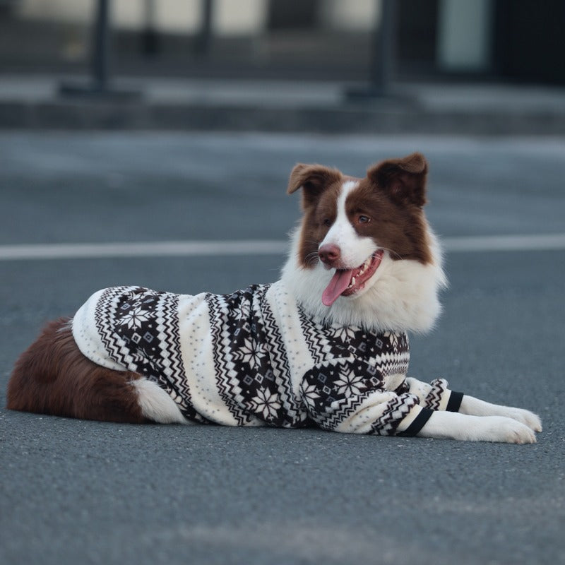 Dog Christmas Sweater Large Dogs Cloth