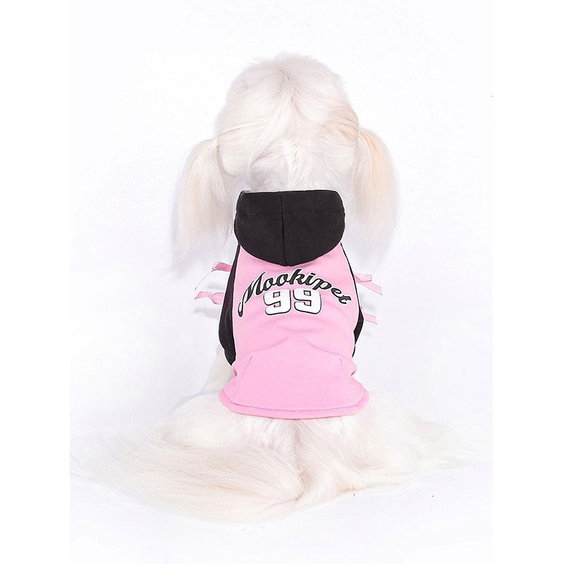 Dog Hoodie Dog Cloth Small Dog Pink Cloth