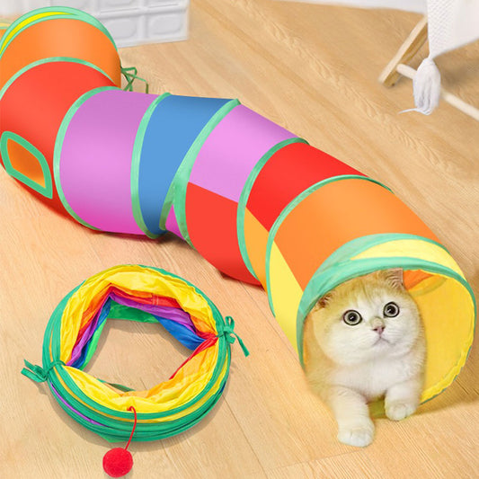 Cat Toys Cat Rainbow Tunnel