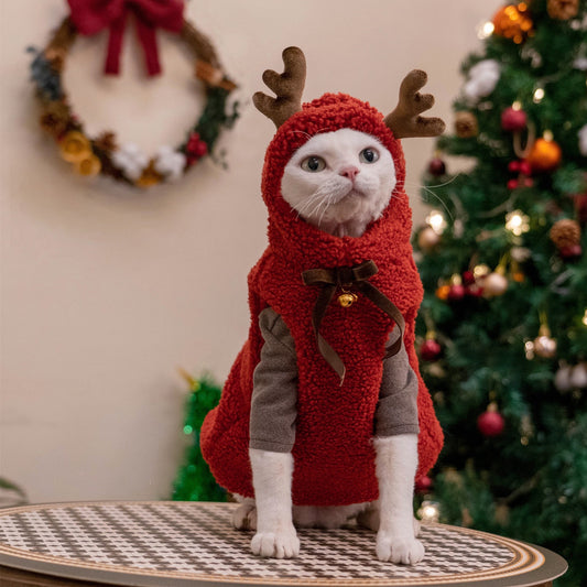 Cat Christmas Cloth Christmas Elk