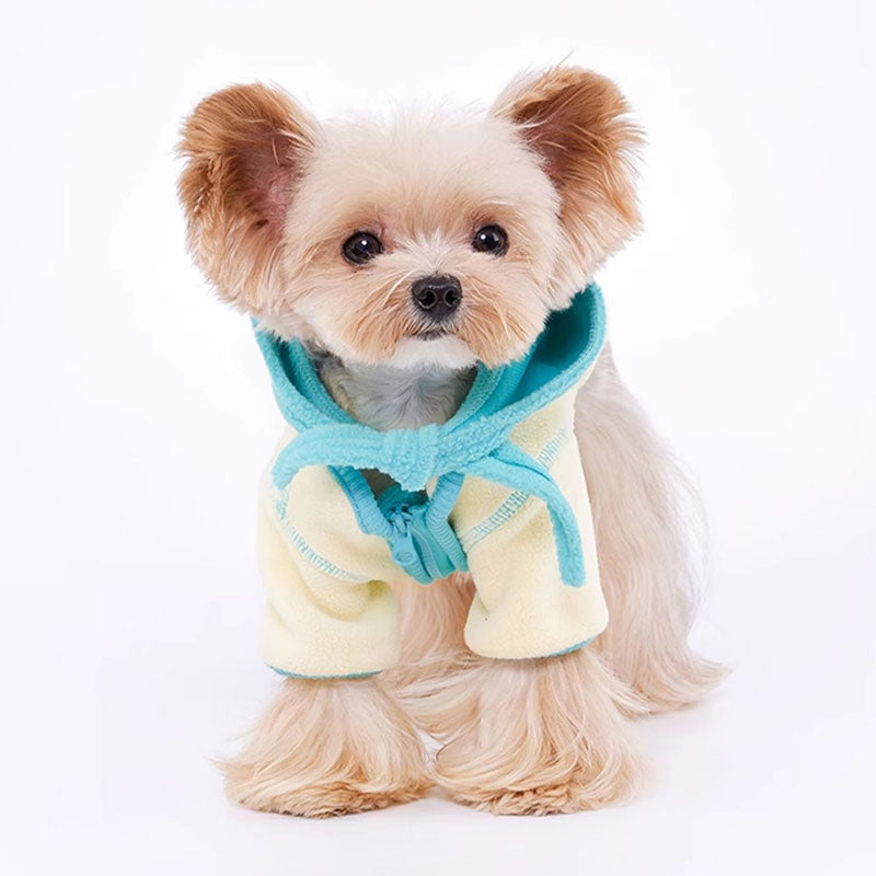 Dog Jacket Pet Hat Removeable Cloth For Winter