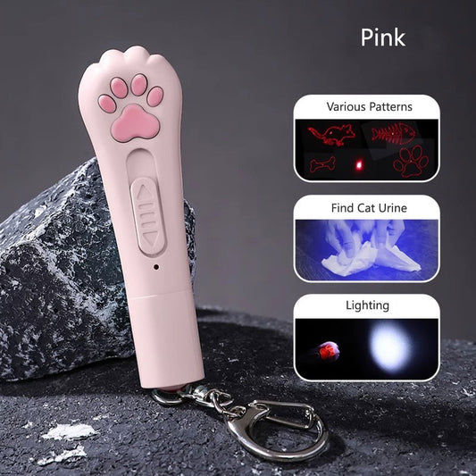 Interactive Pet Cat Laser Toy LED infrared USB