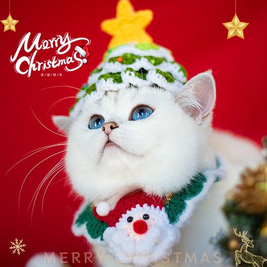 Santa Claus Cat Collar For Christmas New Year