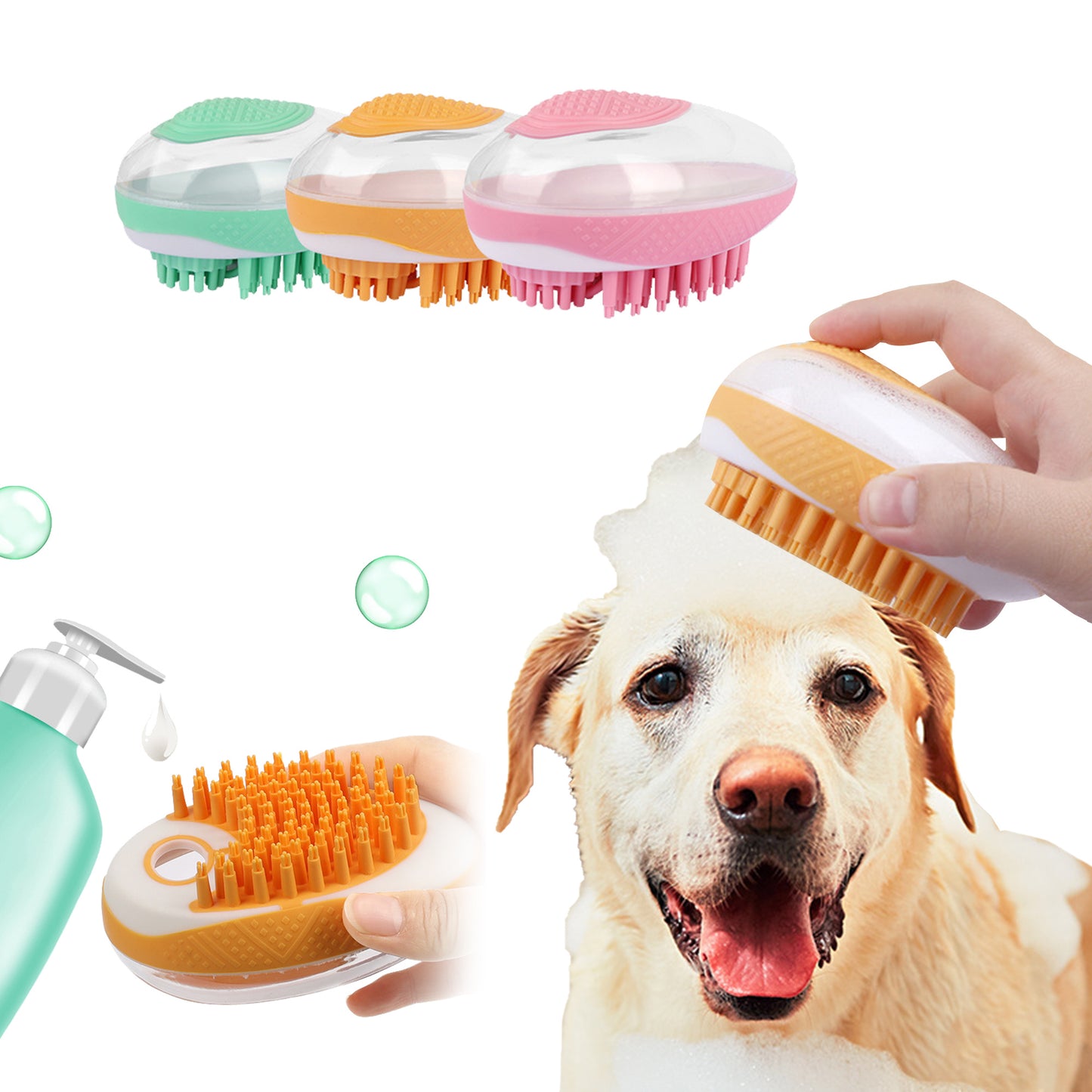 Pet Brush 2-in-1 Pet SPA Massage Comb For Dog